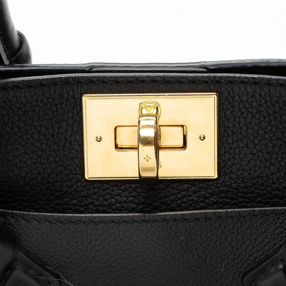 Louis Vuitton Calfskin Monogram Canvas On My Side PM Tote - Picture 9 of 12